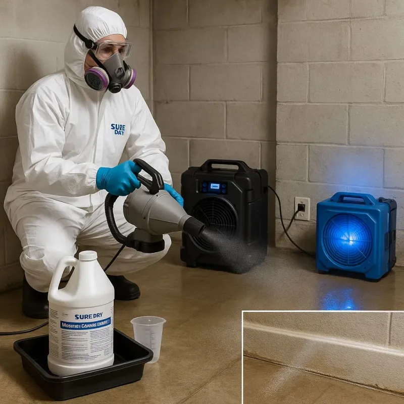 Sanitization and Odor Removal process in Highland Falls, NY